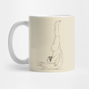 Yoga Sketch Art Mug